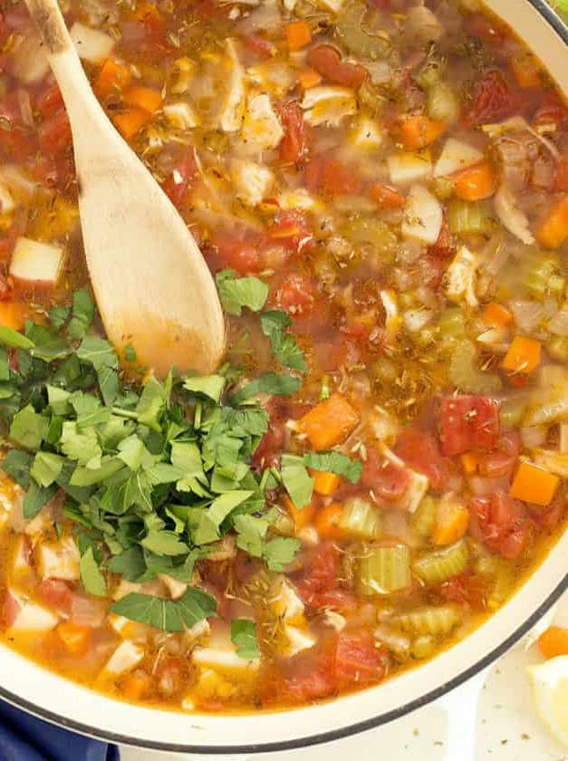 Italian Chicken Vegetable Soup