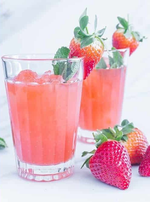 Strawberry Vodka Cocktail