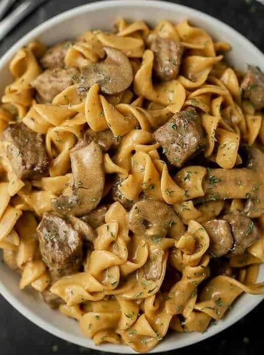 Crock Pot Beef Stroganoff