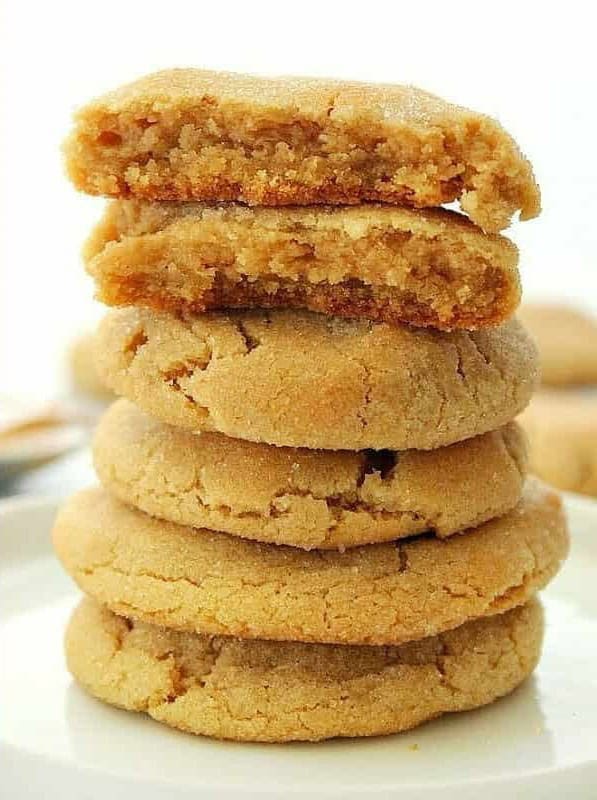 Soft and Chewy Peanut Butter Cookies