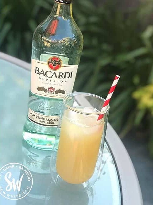 White Rum Pineapple Cocktail