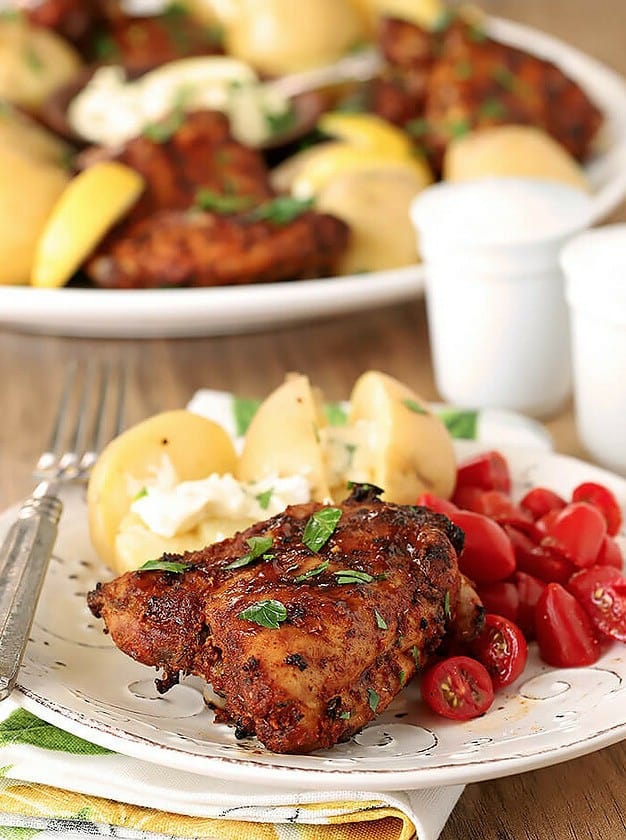 Spanish Tapas Chicken Thighs