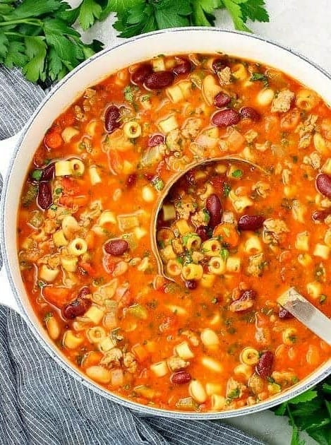 Italian Pasta Fagioli Soup