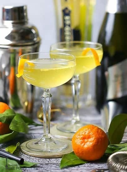 Sparkling Orange and St-Germain Cocktail