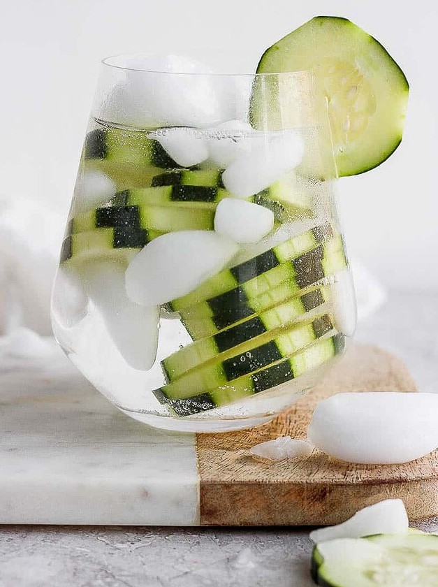 Cucumber Vodka Water