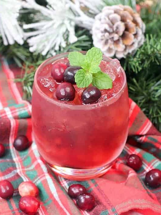 Cranberry Tequila Spritzer