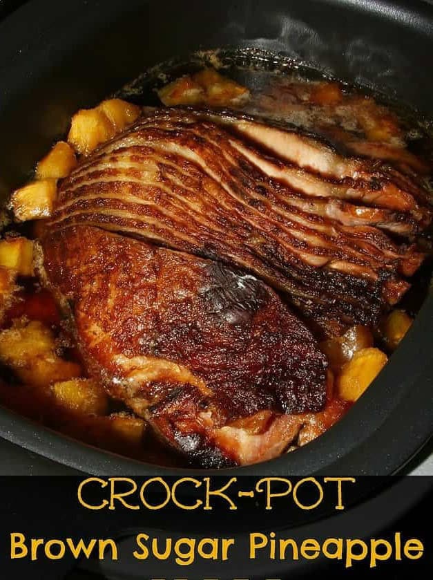 Crock-Pot Brown Sugar Pineapple Ham