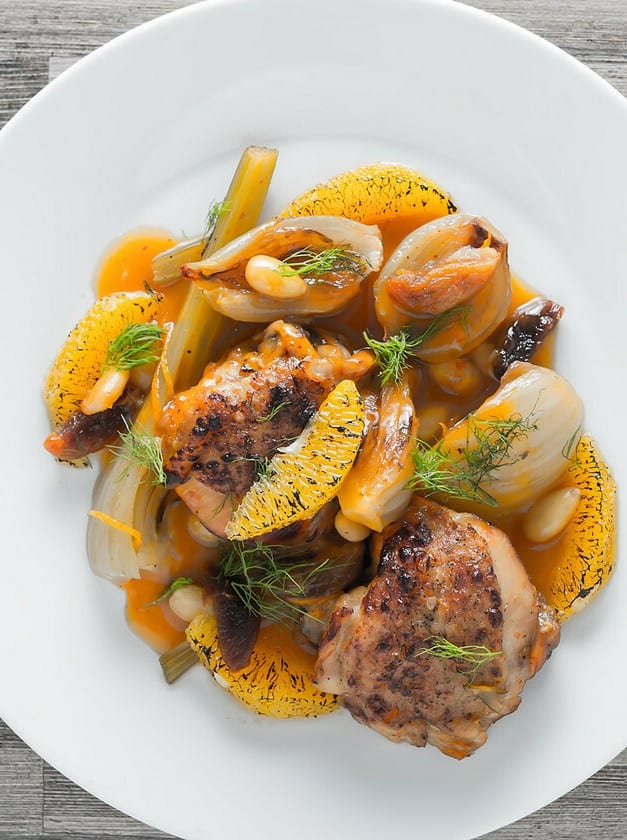 InstantPot Fruity Fennel Chicken Thighs