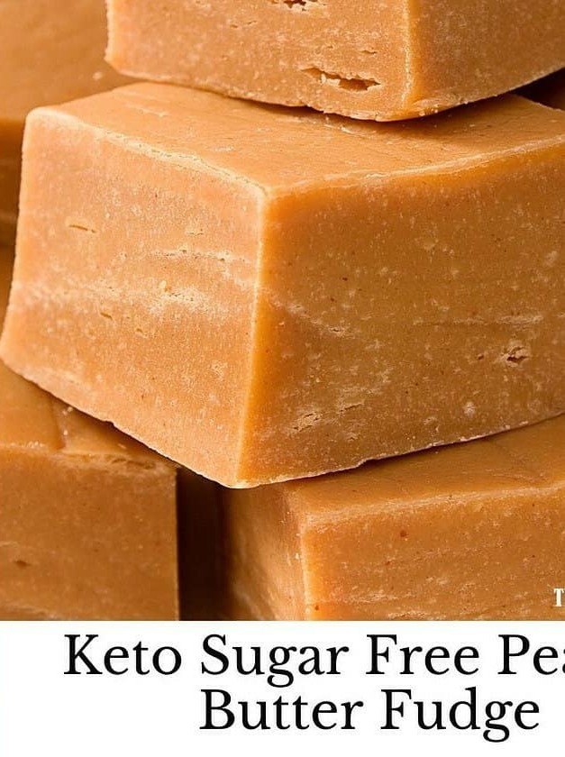 Low Carb Keto Peanut Butter Fudge