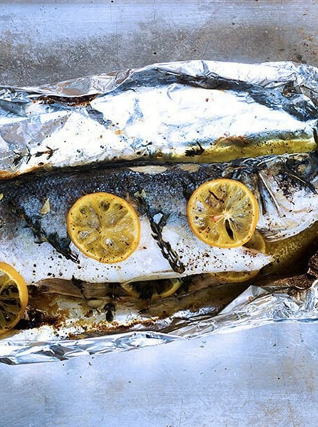 Oven Roasted Sea Bass