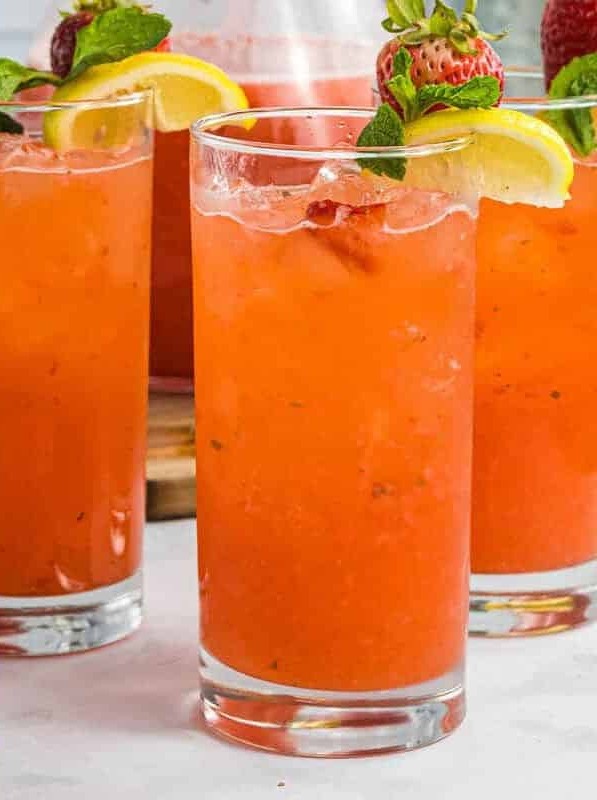 Spiked Strawberry Lemonade