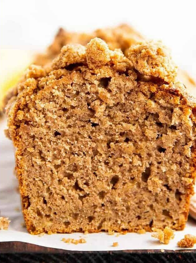 Whole Wheat Cinnamon Crunch Banana Bread