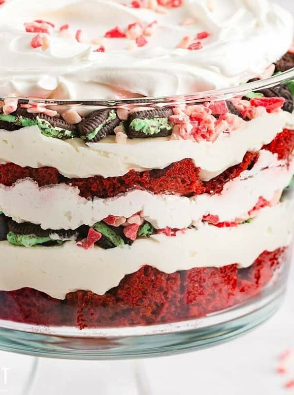 Peppermint Cheesecake Trifle