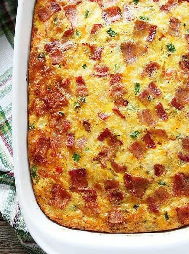 Bacon, Potato, and Egg Casserole