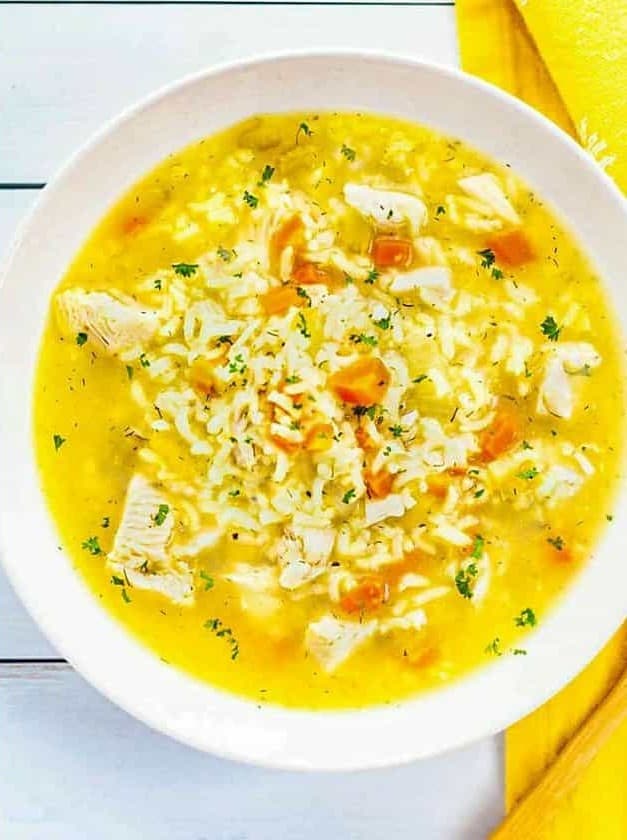 Instant Pot Chicken and Rice Soup