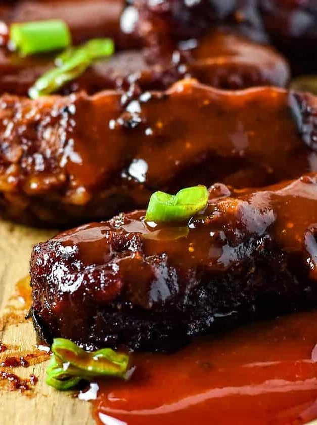 Vegan BBQ Tempeh Ribs