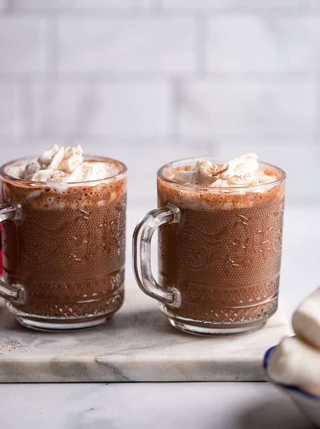 Spiked Vegan Hot Chocolate