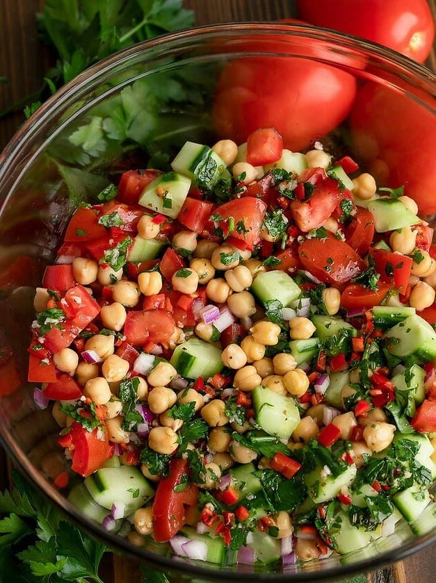 Chimichurri Chickpea Salad