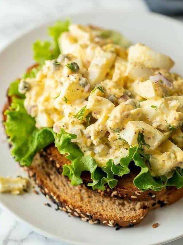 Lemon Caper Egg Salad