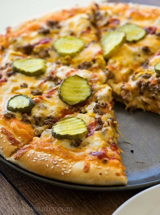 Cheeseburger Pizza