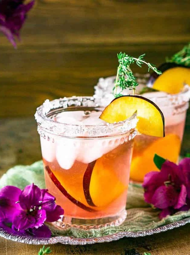 Plum-Thyme Margarita