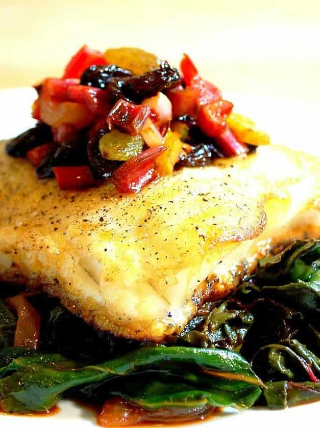 Pan-Seared Sea Bass