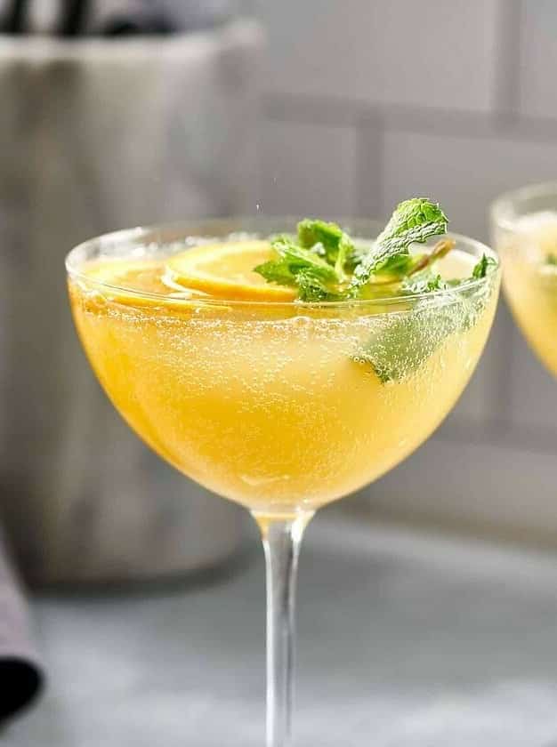 Orange Champagne Mule