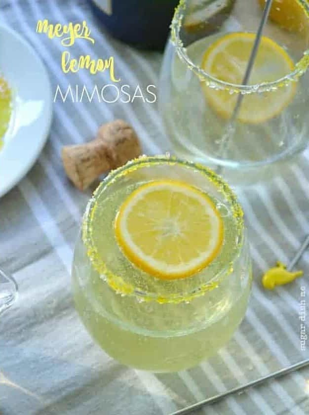 Meyer Lemon Mimosas