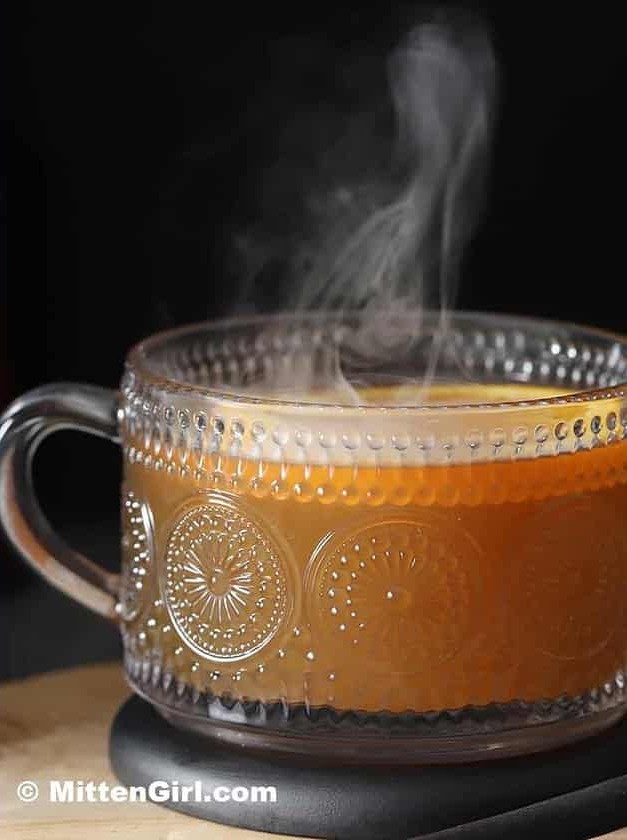 Maple Hot Toddy With Bourbon