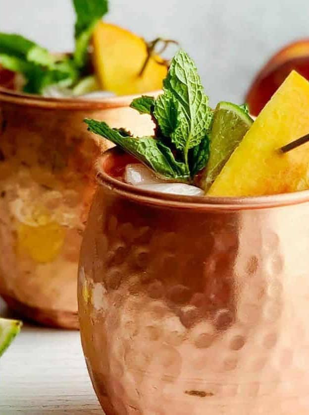 Peach Moscow Mules