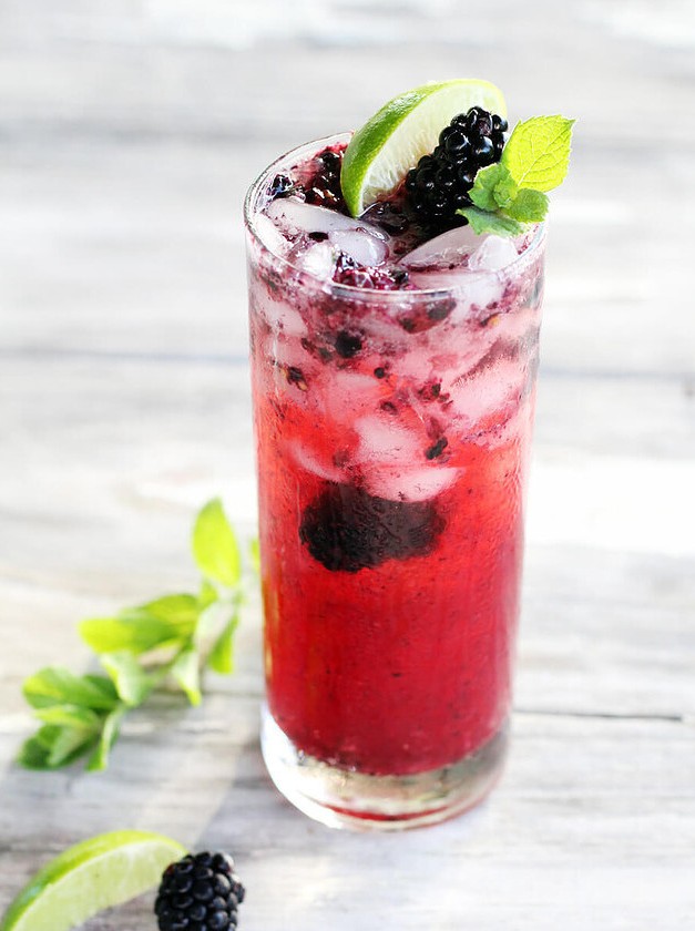 Blackberry Mojitos