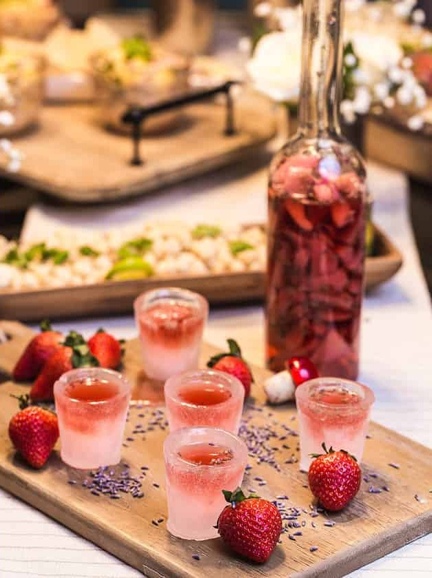 Strawberry Lavender Infused Tequila