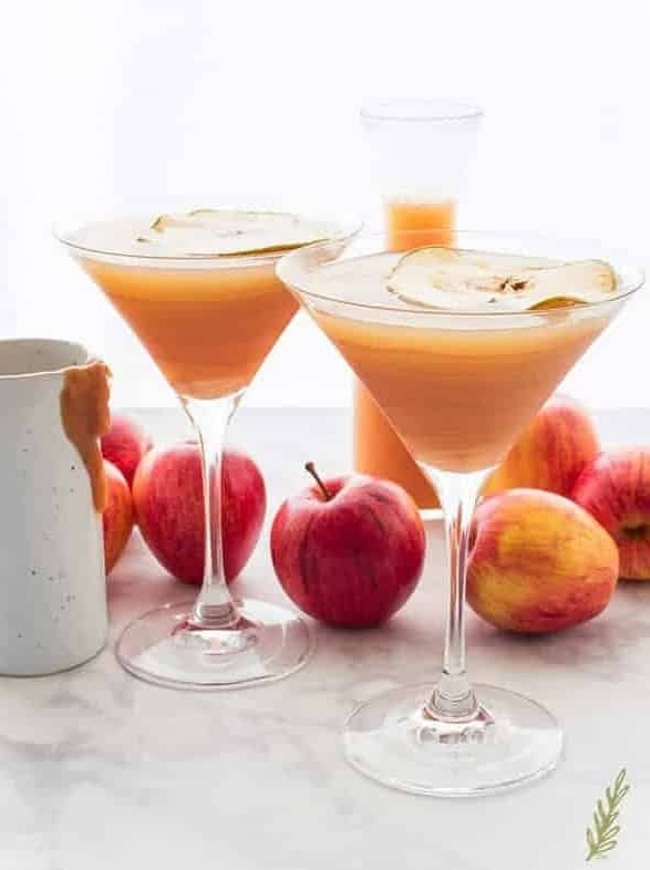 Caramel Apple Vodka Martini