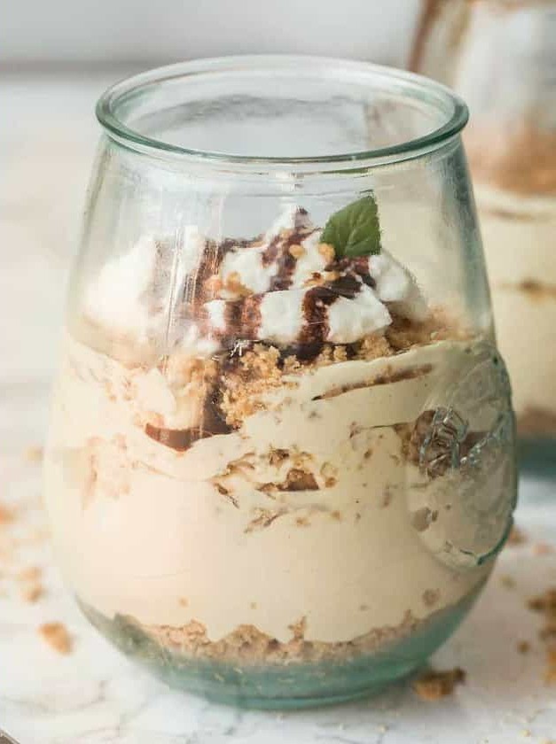 Peanut Butter Mousse Parfait