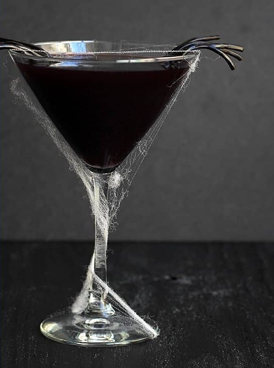 Black Licorice Widow Martini