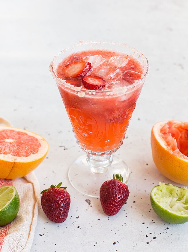 Roasted Strawberry Paloma