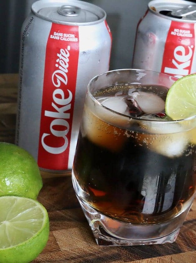 Disaronno and Coke Cocktail