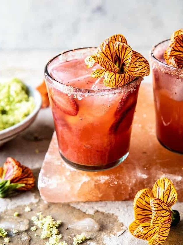 Strawberry Hibiscus Margarita