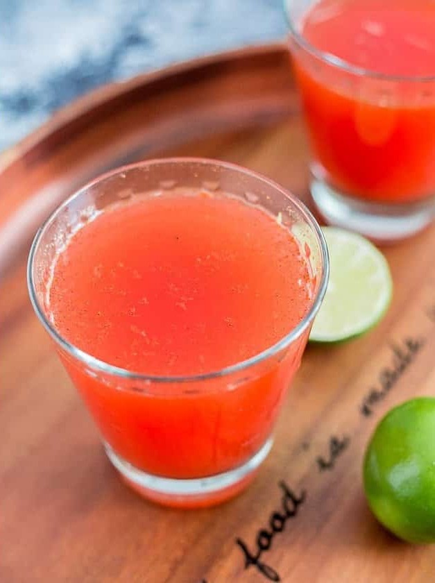 Homemade Clamato Michelada