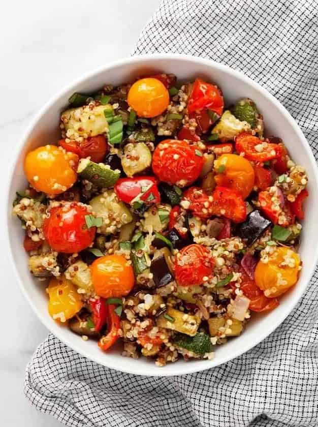 Roasted Ratatouille Quinoa