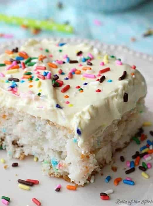 Skinny Funfetti Cake