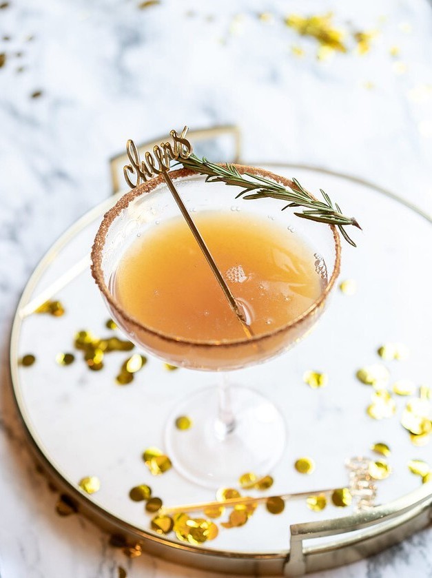 Pear and Cinnamon Infused Vodka Winter Cocktail