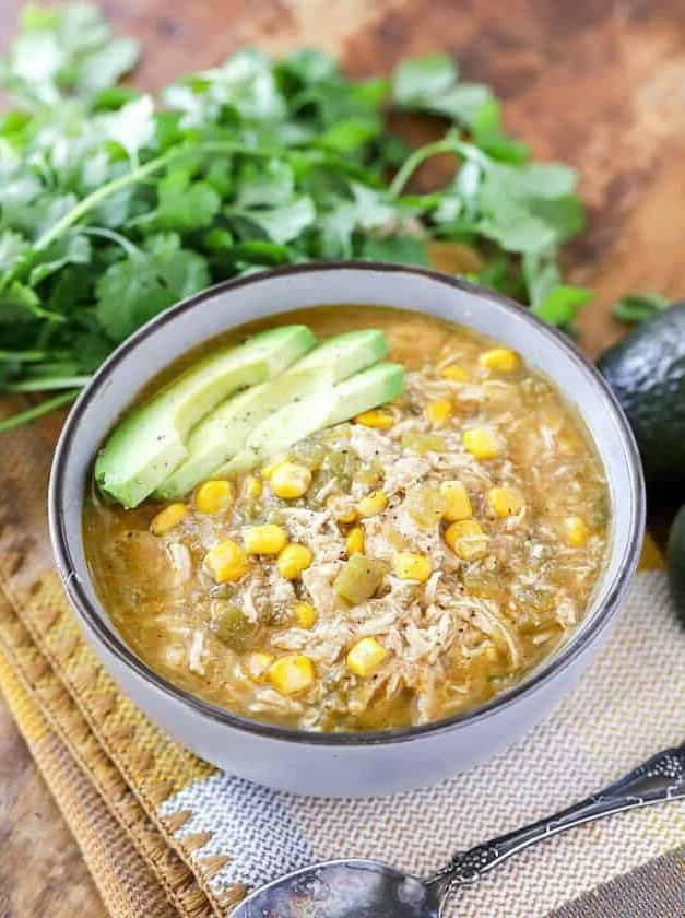 Green Chili Chicken Soup