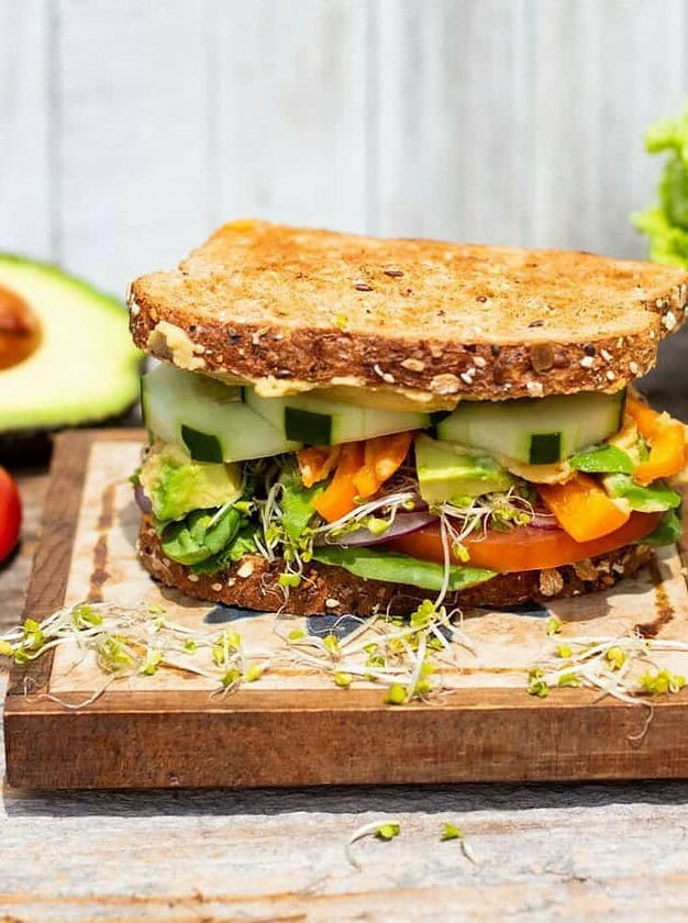 Ultimate Veggie & Hummus Sandwich