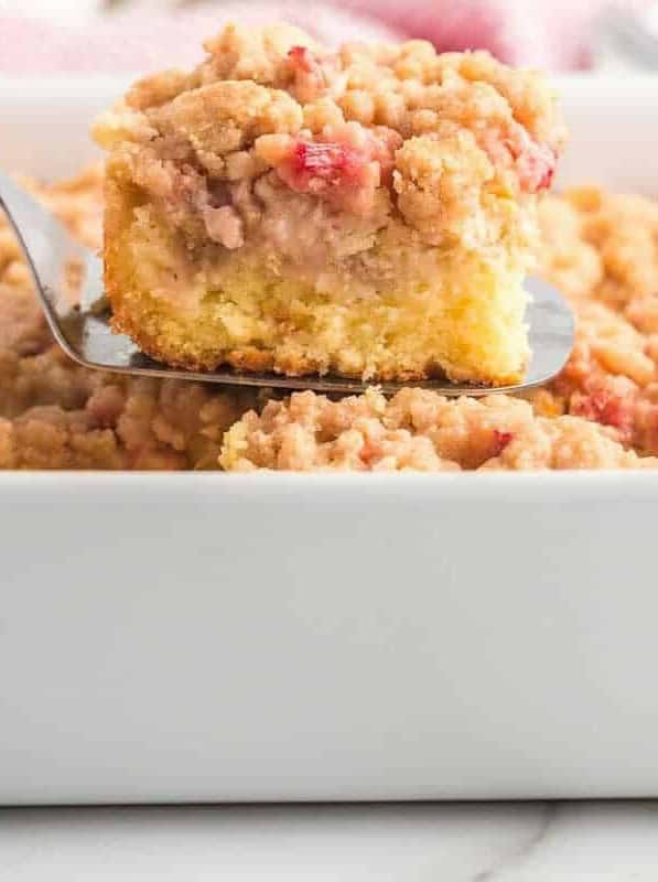 Rhubarb Crumb Cake