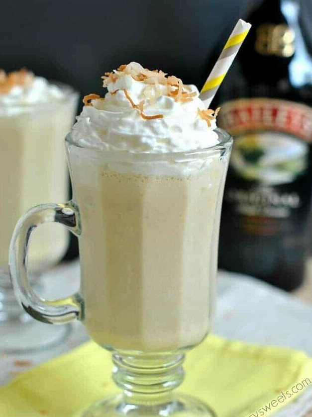 Banana Baileys Coconut Cocktail