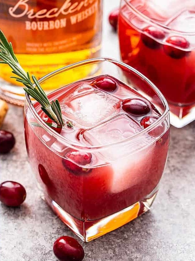 Cranberry Orange Bourbon Cocktail