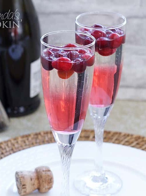 Cranberry Prosecco Punch