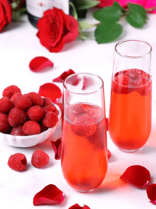 Raspberry Mimosas