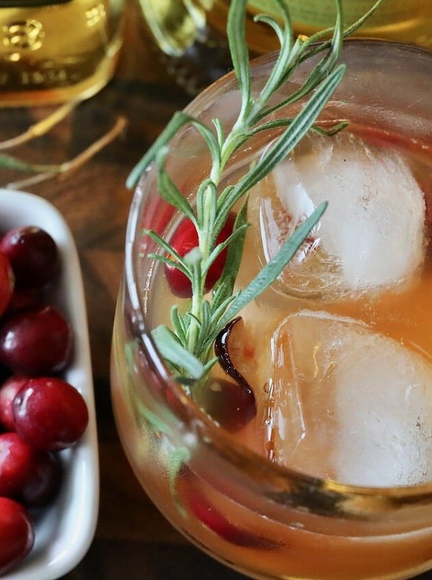 Christmas Old Fashioned Cocktail